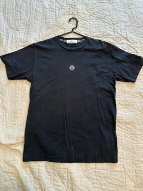 Stone Island - 2017 Compass Logo Tee T-shirt Black - Sz Medium